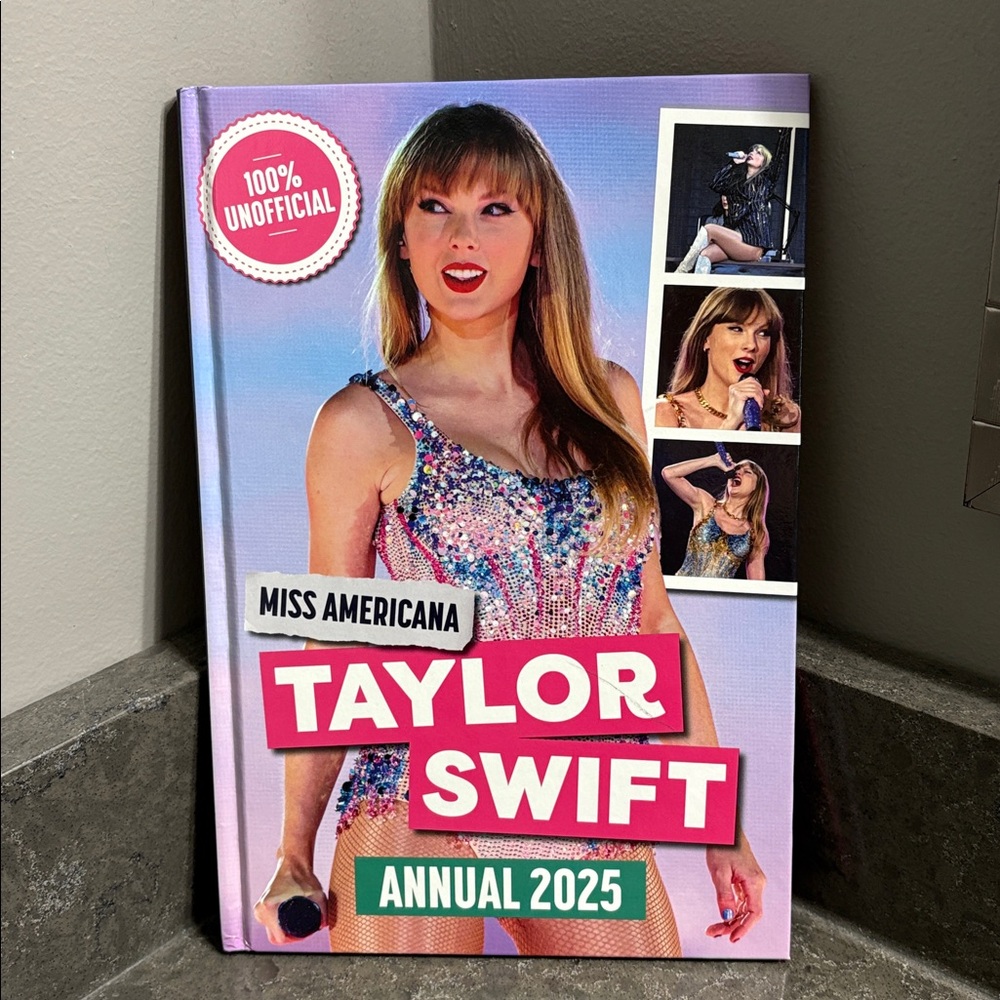 Taylor Swift Annual 2025 Coffee Table Book - Pink and Silver